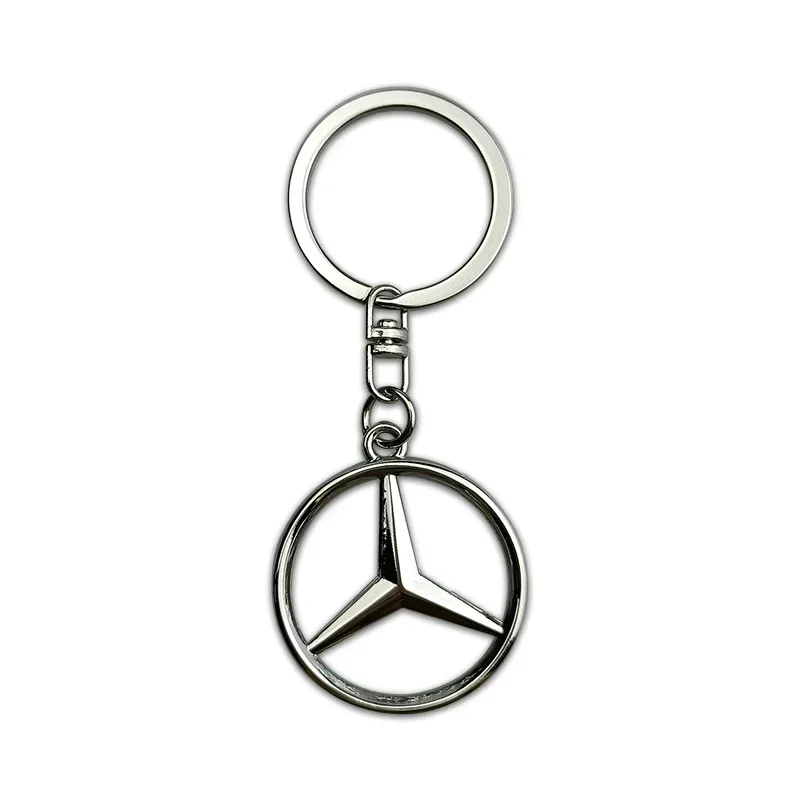 Metal Car Styling Keychain Pendant Key Ring for Mercedes Benz W166 W204 W205 W206 W210 W211 W212 W164 W213 CLA GLE GLB GLC