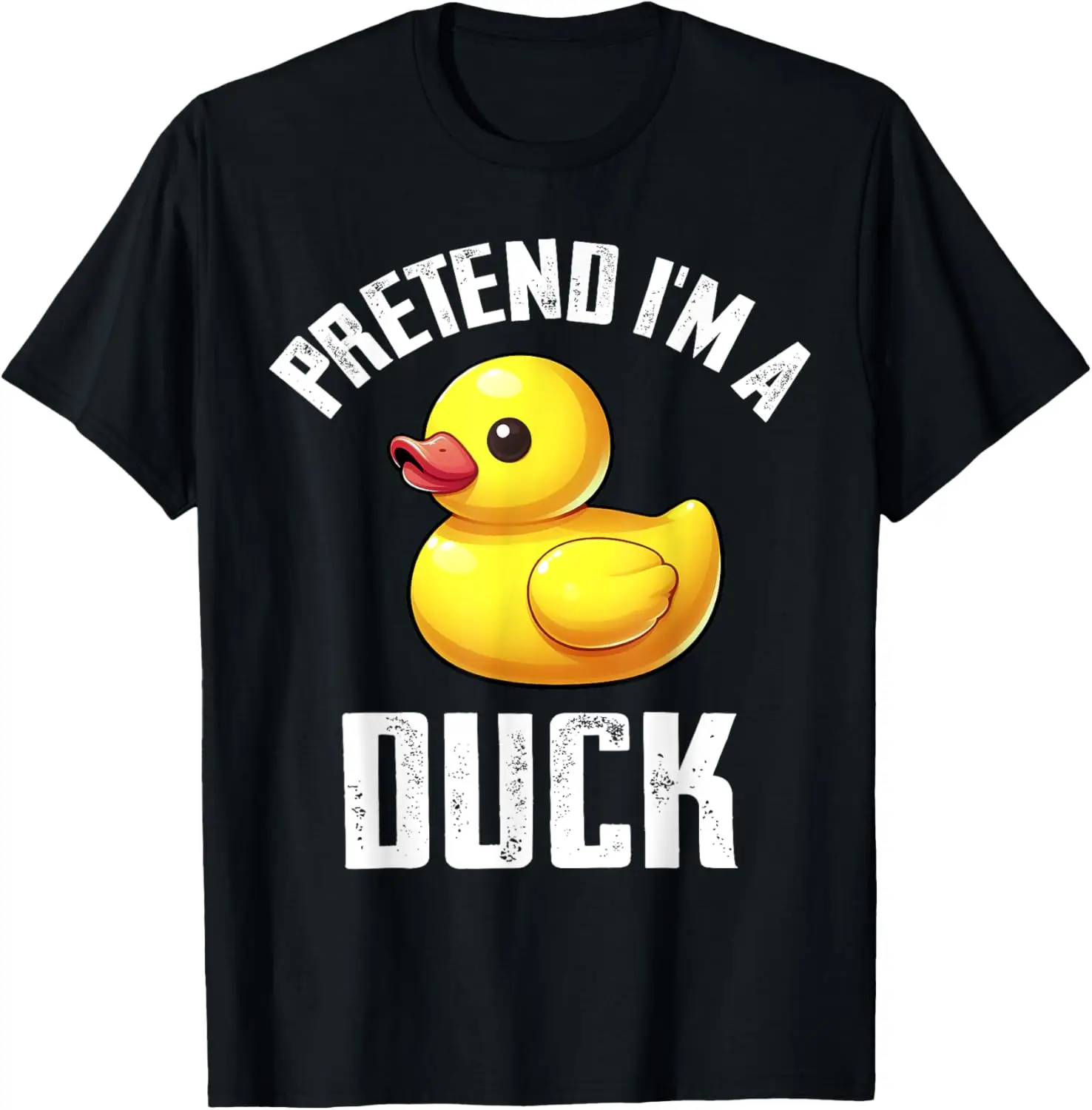 Pretend I'm A Duck Costume Funny Duck Halloween Costume T-Shirt