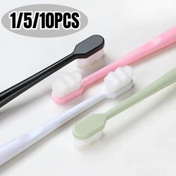 Ultra Fine Soft Bristled Toothbrush Million Nanometer Bristles Gentle Adults Deep Cleaning Portable Travel Oral Care Tool