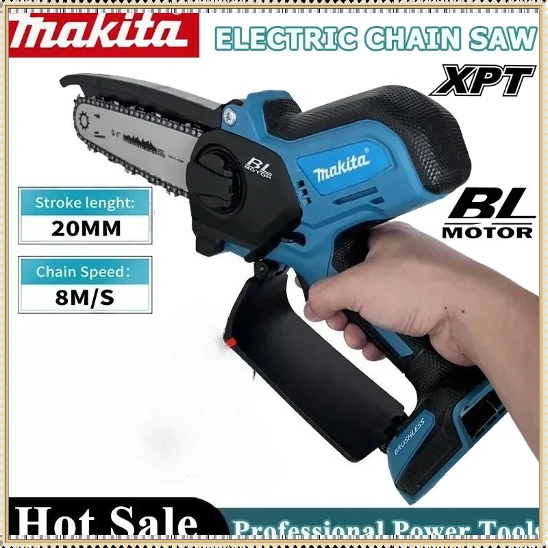 

Makita Chain Saw 6INCH Electric Saw Handheld Portable Wood Logging Chainsaw Garden Pruning Wood Power Tool