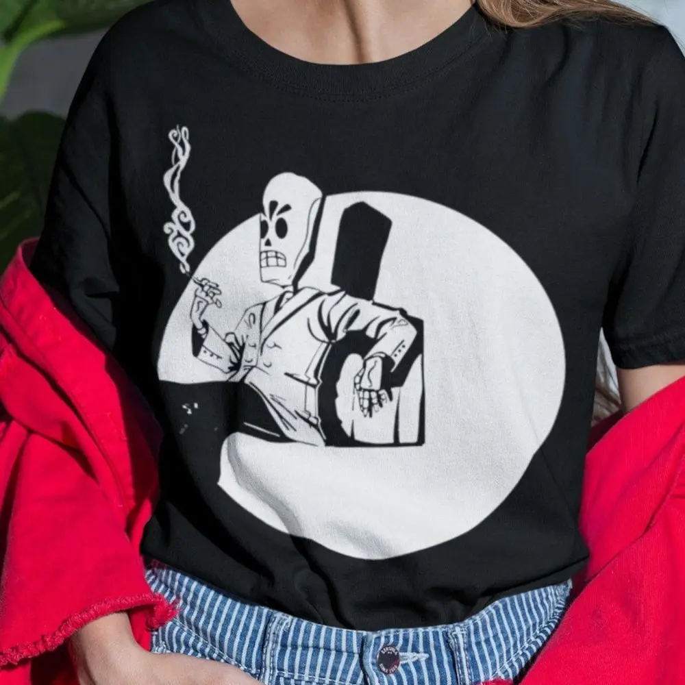 Grim Fandango Gaming T Shirt Manuel Calavera Retro