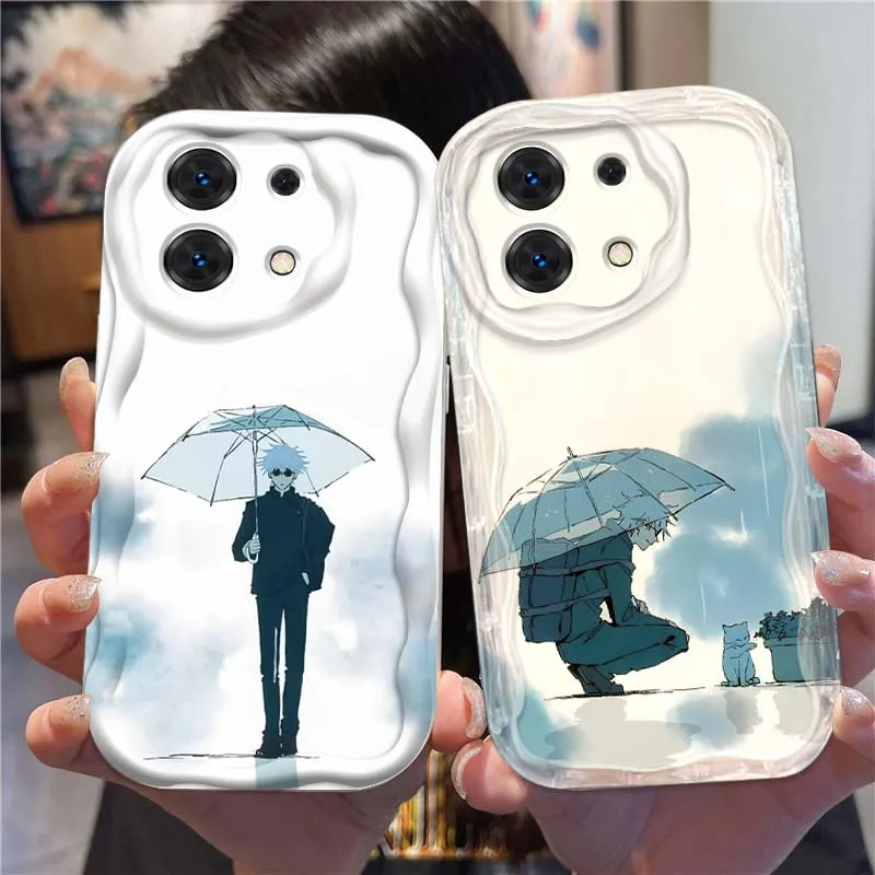 

J-Jujutsu K-Kaisen Geto Gojo For Xiaomi Redmi 9T 9A 9 9C 10 10C 12 13 13C 14C A2 A1 Plus K30 K40 K60 5G Wave Oil Phone Case
