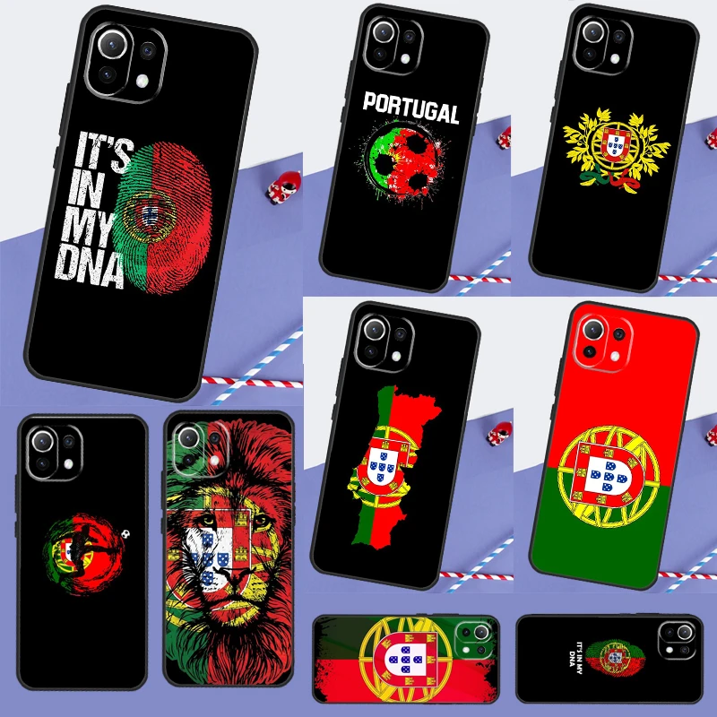 Portugal Flag For POCO F5 X3 X4 X5 Pro F3 F4 GT M5s C40 Case For Xiaomi 13 12 Lite 12X 11T 12T Pro Cover