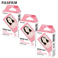 10/20/30Sheets Fujifilm Pink Lemonade Instax Mini Film Photo Paper For Fuji Mini 11 12 8 9 7s 26 70 90 Instant Camera SP-1 EVO