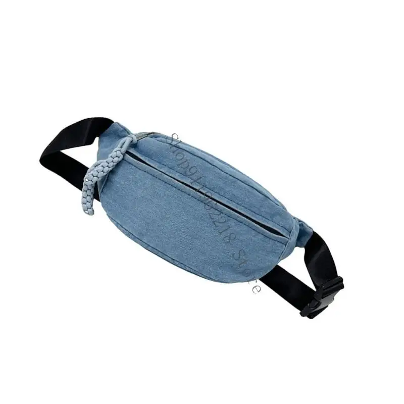 

Нагрудная сумка для повседневного использования Практичные джинсы Регулируемый ремень Компактный дизайн 066F