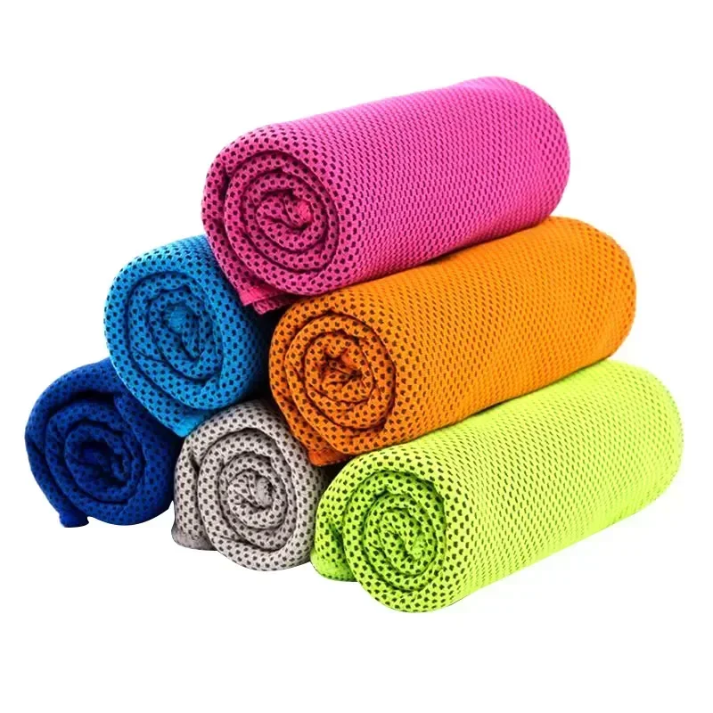 

Sports Towels Sweat Absorbing Gym Sweat Wiping Towels Summer Women's Quick Drying Ice Cool Towels Portable Cold Sports Special T