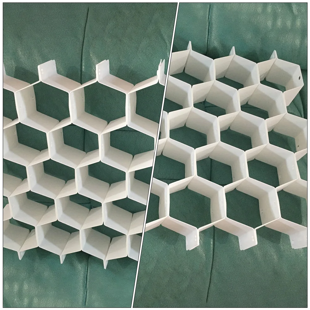 

1pc Drawer Organizer Drawer Storage Box For Socks Underwear Cosmetics Sundries Compact Lightweight Honeycomb Style Container