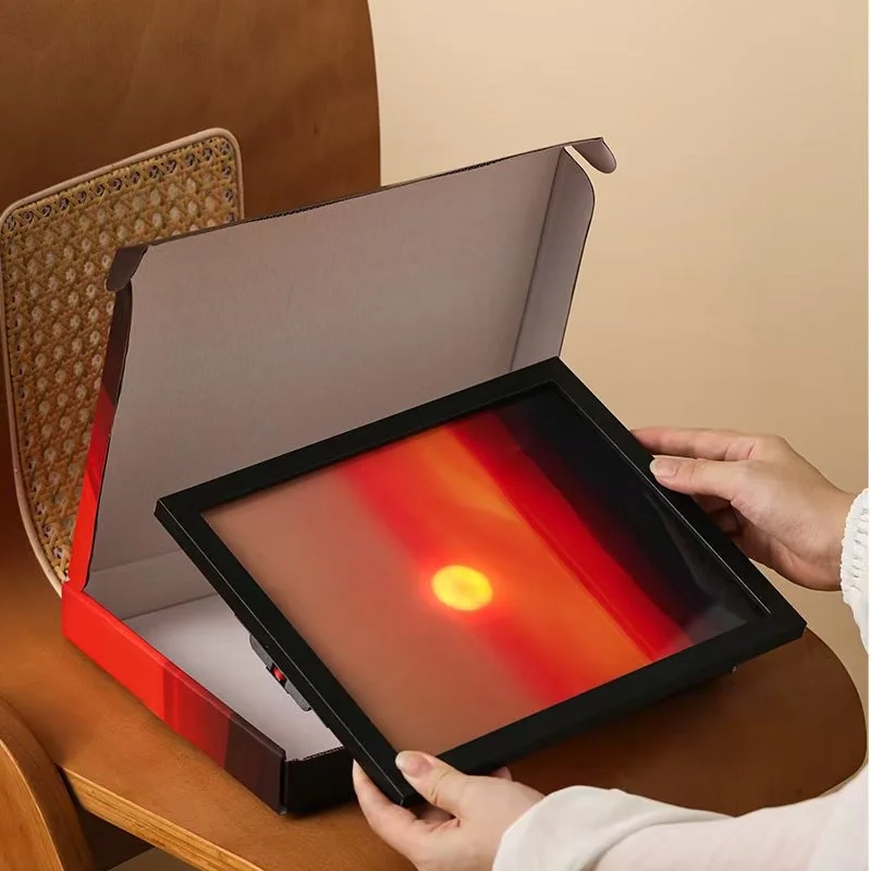 

Sunrise Sunset Wall Lamp Adjustable Dual Pull Ropes Night Light Moves With The Sun Bedroom Decorative Wall Light Gift