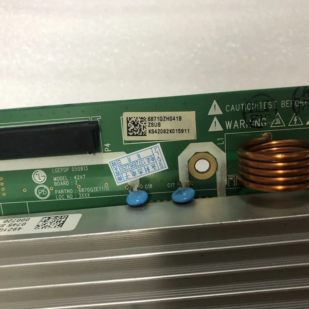 لوحة للطاقة SZYLIJ ، ذات نوعية جيدة ، في المخزون ، 1 قطعة لكل مجموعة شاشة LG42V7 Z المجلس ، 6871QZH041B 6871QZH049B 6870QZE117D