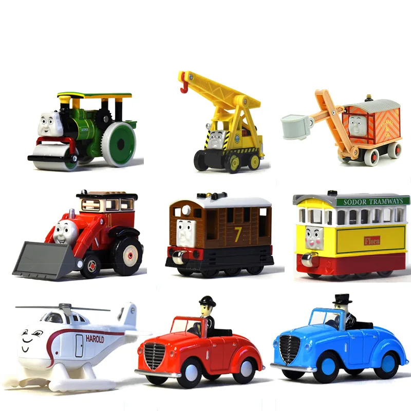 Original Thomas and Friends Magnet Magnetic Train Toy Connection Alloy Trains Car Model Kids Toys for Boys Toby Gordon Lady Hiro