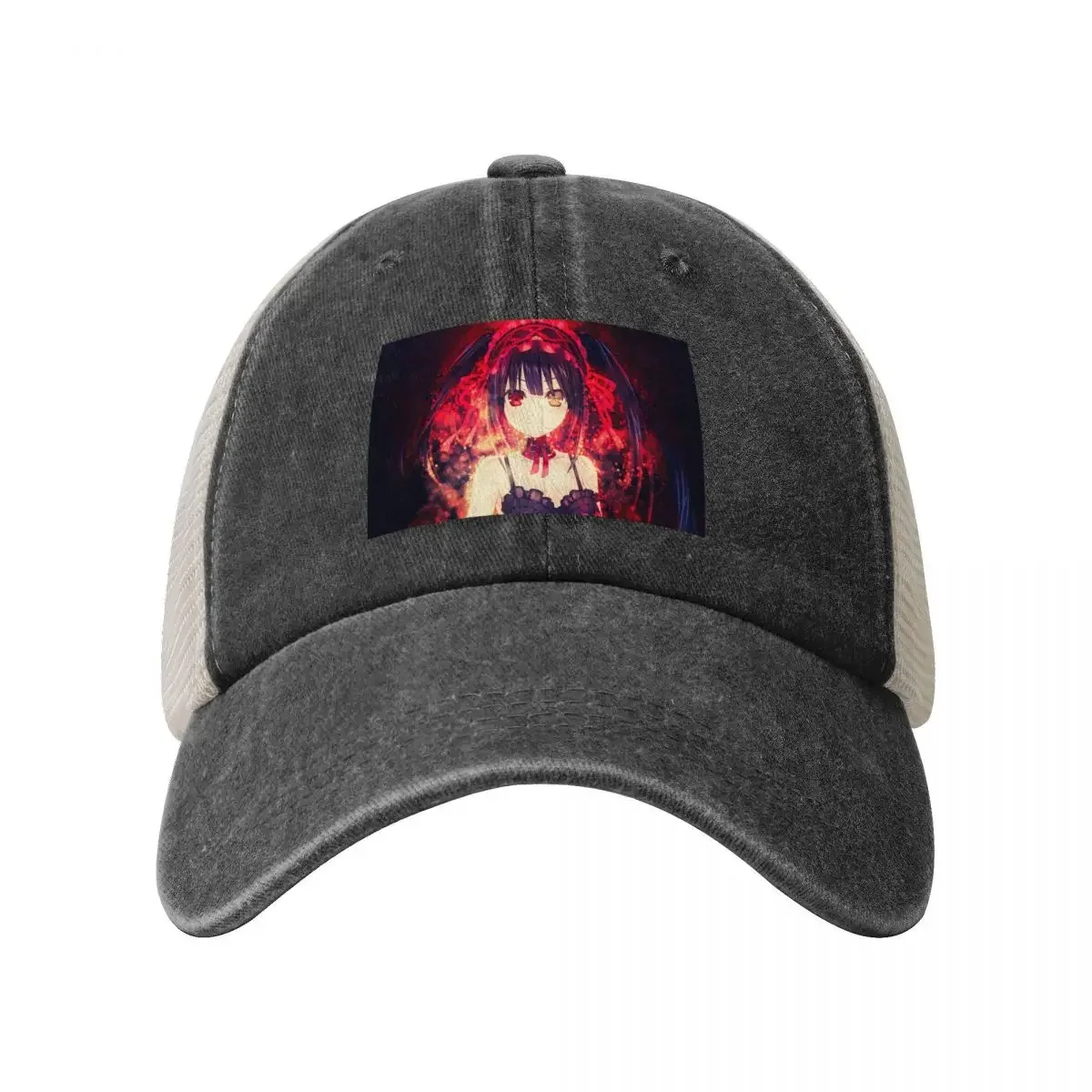 Date A Live Kurumi Tokisaki Baseball Cap Hat Luxury Brand Custom Cap Trucker Hat Dropshipping Men's Baseball Women's