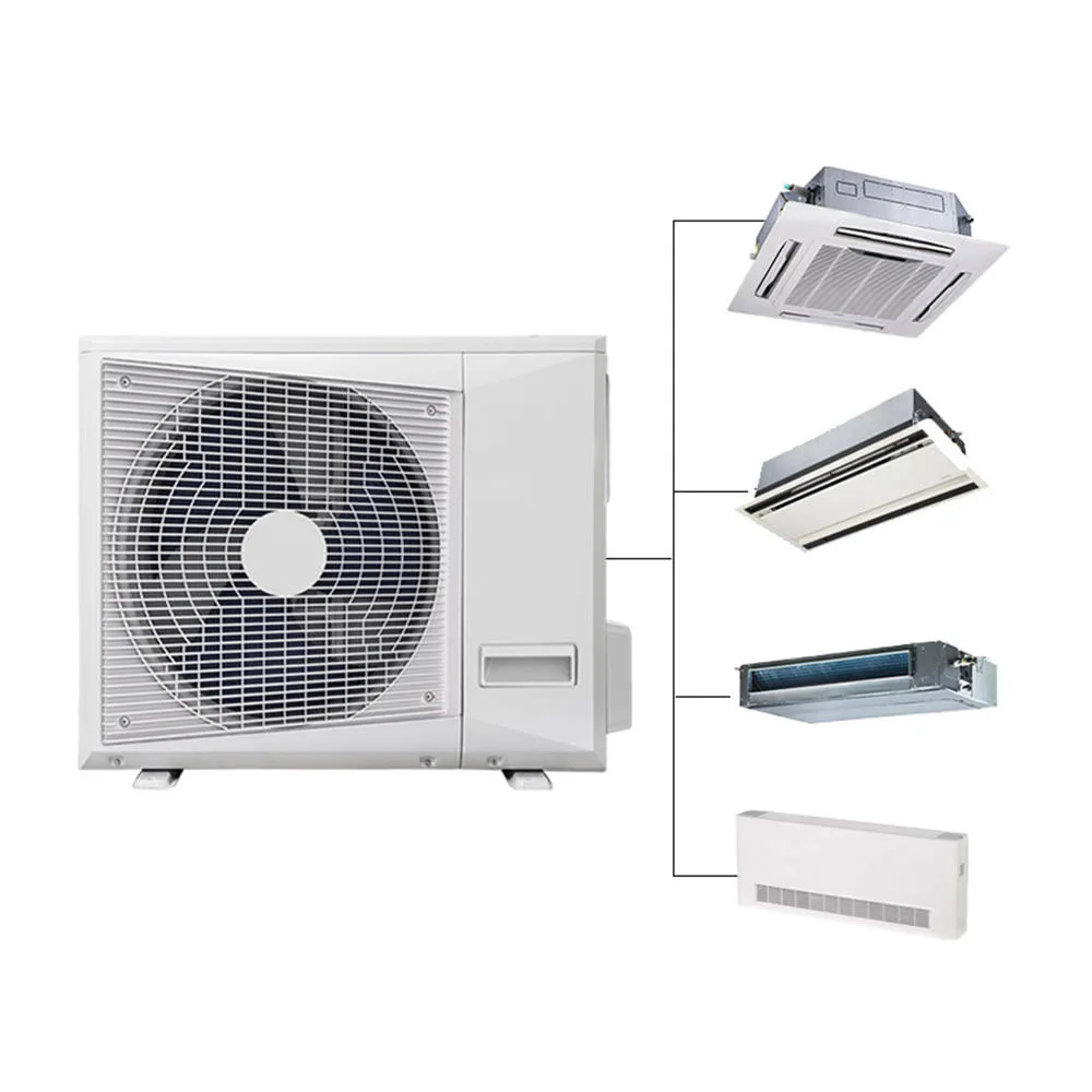 Multi Zone Split Type 3 4 5 Ton HP Conditioning Mini VRF Central AC System Unit 24000 36000 48000Btu Air Conditioner