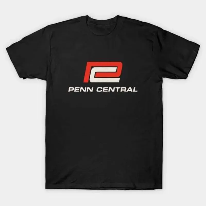 Retro Style Penn Central Railroad T Shirt S 5XL Fast Shipping