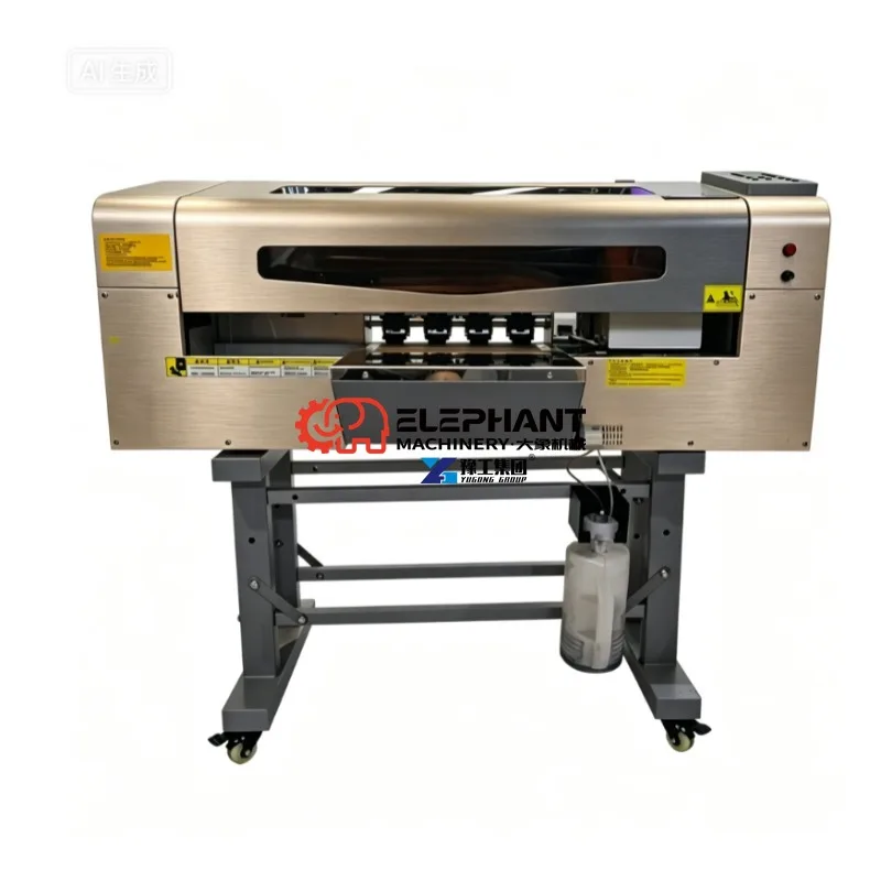60cm 4 Printhead DTF Printer High Quality PET Film Heat Transfer Dvigital Printing Machine for T-shirt Garment Business