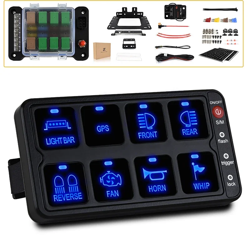 SwitchProS 8-Gang Multi-Function Switch Panel: Real-World Performance on Cars and Boats