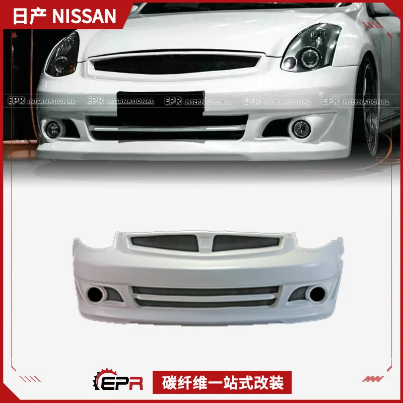 

Подходит для Infiniti G35 из смолы KEN, передний бампер, передняя часть, большая модификация объемного звучания