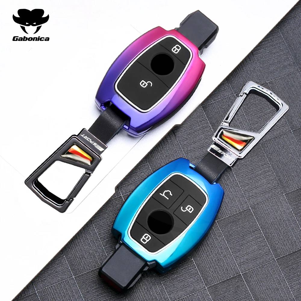 

New Zinc Alloy Car Remote Key Shell Key Case Cover for Mercedes Benz C Class W205 E Class W212 A B S GLC GLA GLK Car Accessories