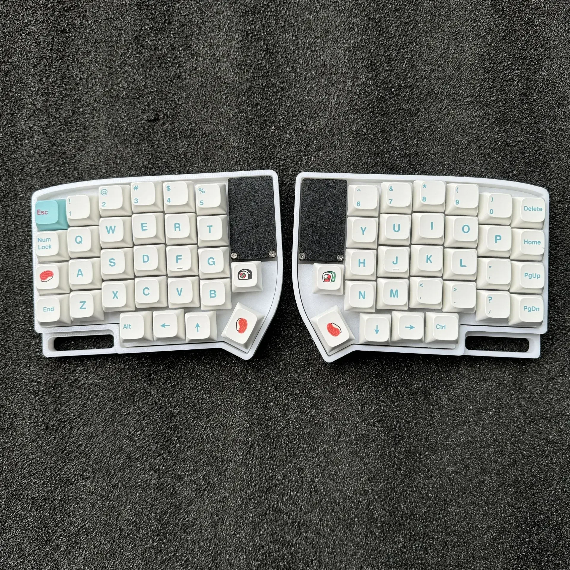 ワイヤレス分割キーボード Lily58 ワイヤレス分割キーボードキットカスタム人間工学に基づいた