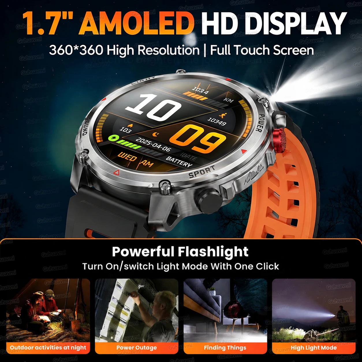 Novo Smartwatch Militar 2026 c - Outdoor Power Meter Box avaliação e preço