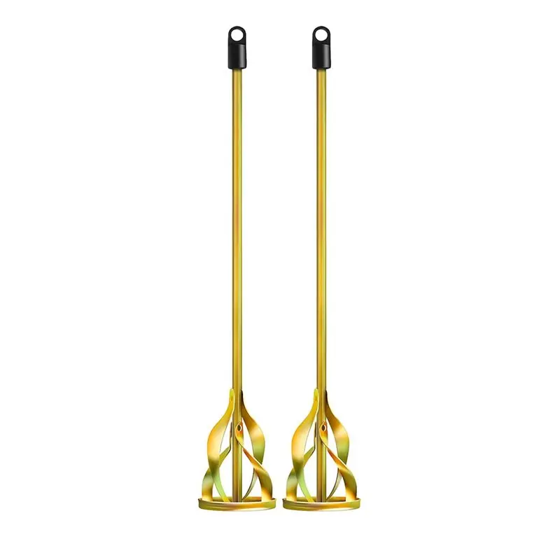 

【FLASH DEAL】Paint Stirrer 2-Pack Paint Mixer For Drill, 4-Blade 2.76" Helix Mixing Paddle Rust-Proof, Fits All Standard For Dril