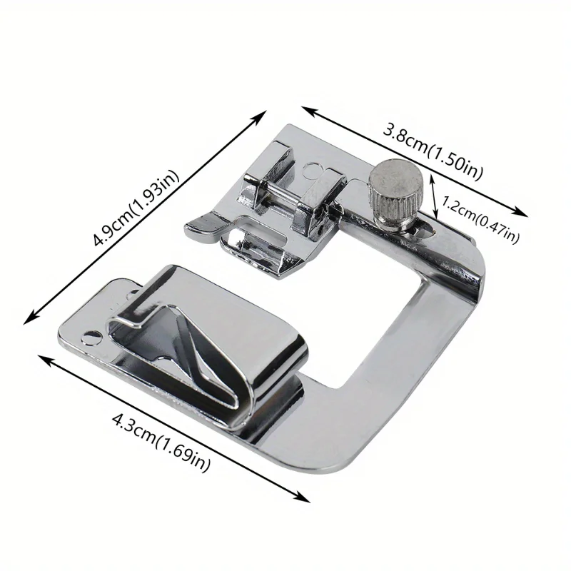 ماكينة خياطة محلية مع قدم مكبس أنابيب ، مناسبة لماكينة الخياطة الحرفية ، ملحقات أدوات منزلية يدوية ، 1 * * #5