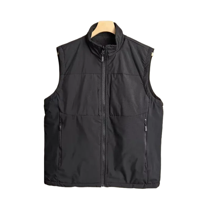 

Men's Lamb Wool Vest Winter Warm Padded Sleeveless Jacket Thermal Fleece Lined Outdoor Sports Casual Waistcoat