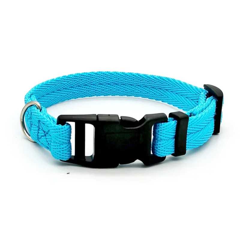 Dog Collar Solid Color Puppy Collars Medium Dogs Quickly Disengaged Pet Dog Training Collar Teddy Bichon Small Dog Collar