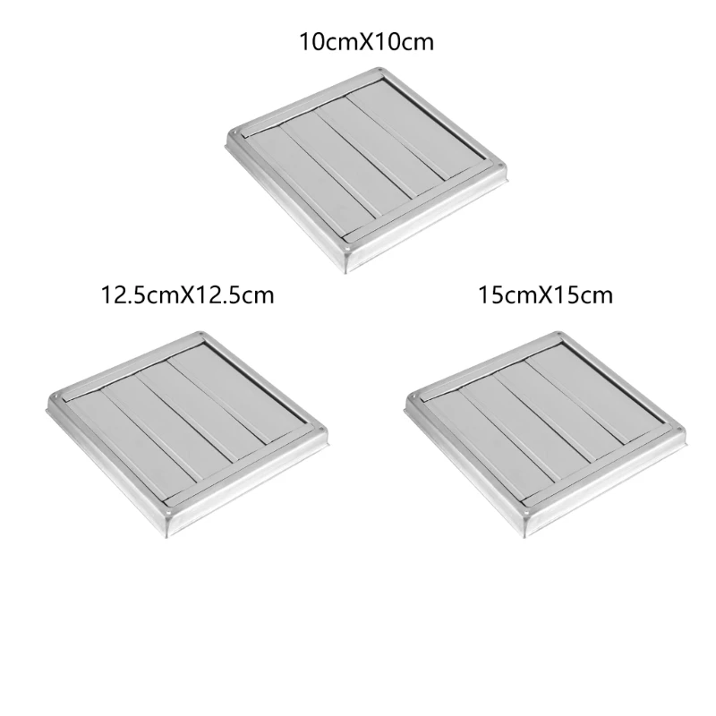 

652F Aluminum Air Outlet Cover Modern House Ventilation Aluminum Air Vent Grate Metal Ventilation Grille for Ventilation