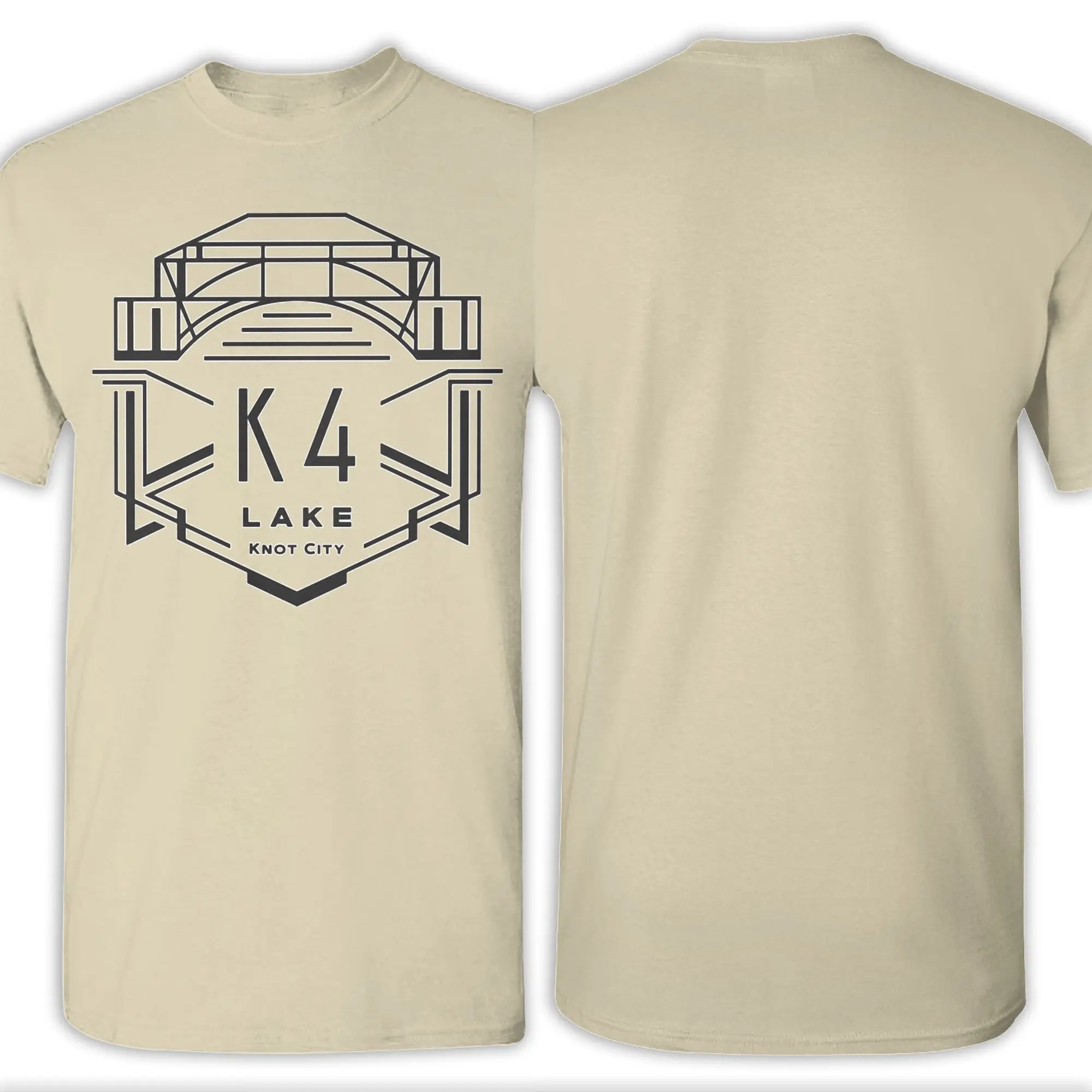 رهيبة الموت تجديل K4 شعار تي شيرت للرجال س الرقبة 100% القطن تي شيرت قصير الأكمام تيز حجم كبير الملابس