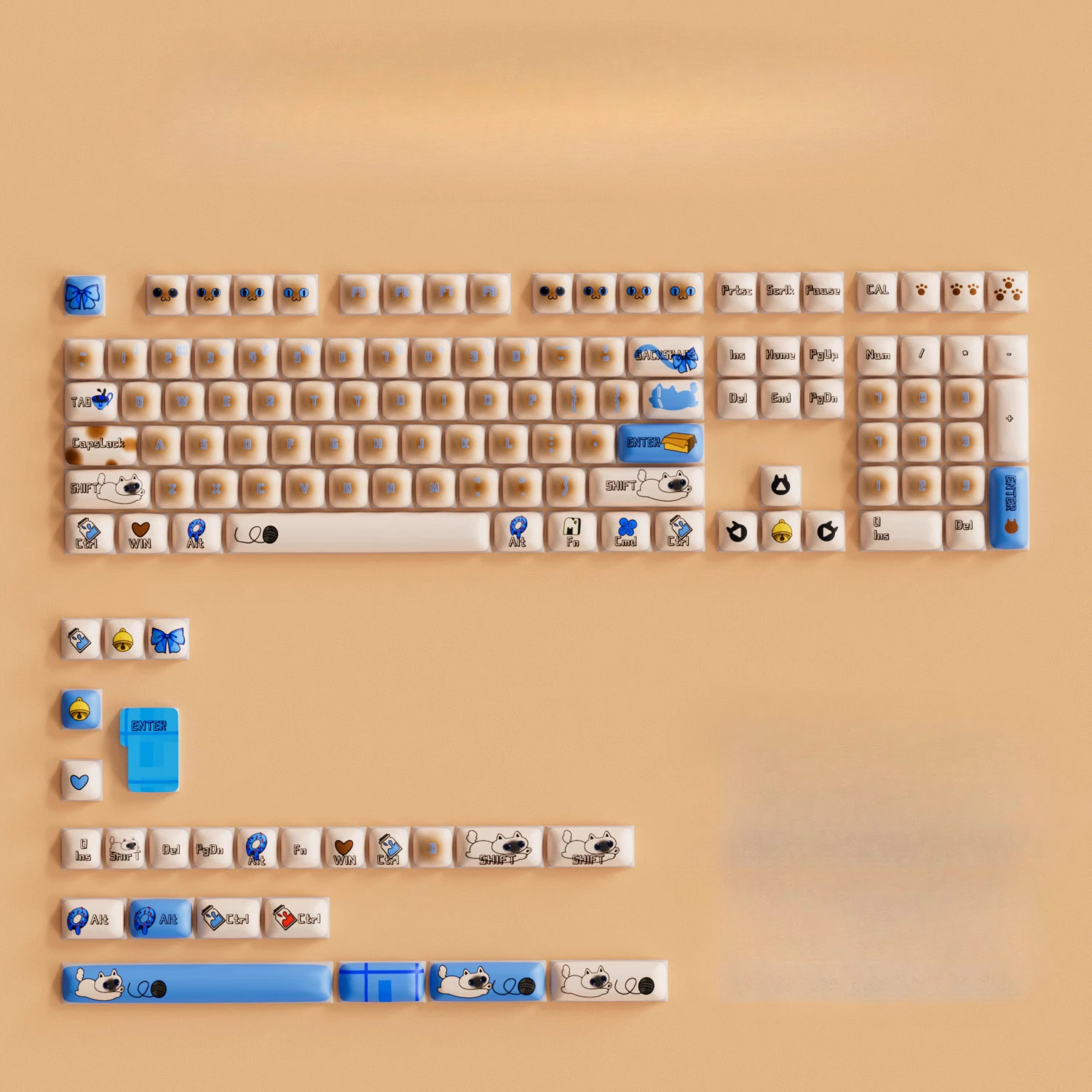 

Тема бензобака, колпачок для клавиш PBT + материал ПК, девушка MOG, очень сублимированный из колпачка для клавиш ace68