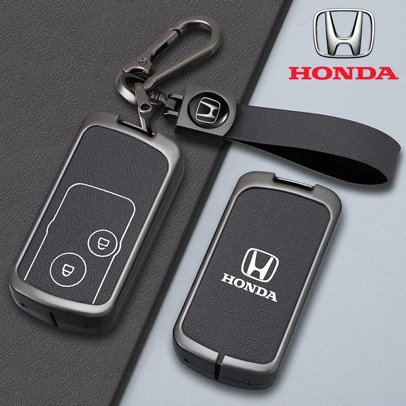 2/3 Buttons Car Smart Key Case Cover Shell For Honda Fit Jazz Shuttle GP2 Spada StepWgn RG1 Freed Spike Ge6 Keychain Accessories