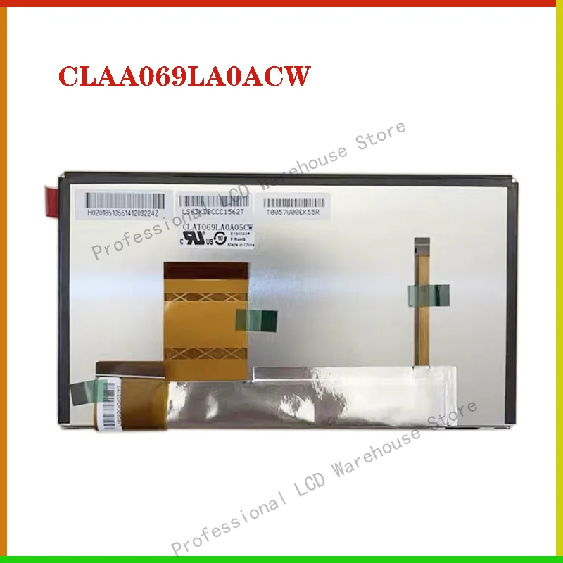 

Оригинальный 7-дюймовый дисплей CLAA069LA0ACW CLAA069LA0BCW CLAA069LA0HCW CLAA069LA0DCW для BYD DVD GPS-навигация ЖК-экран