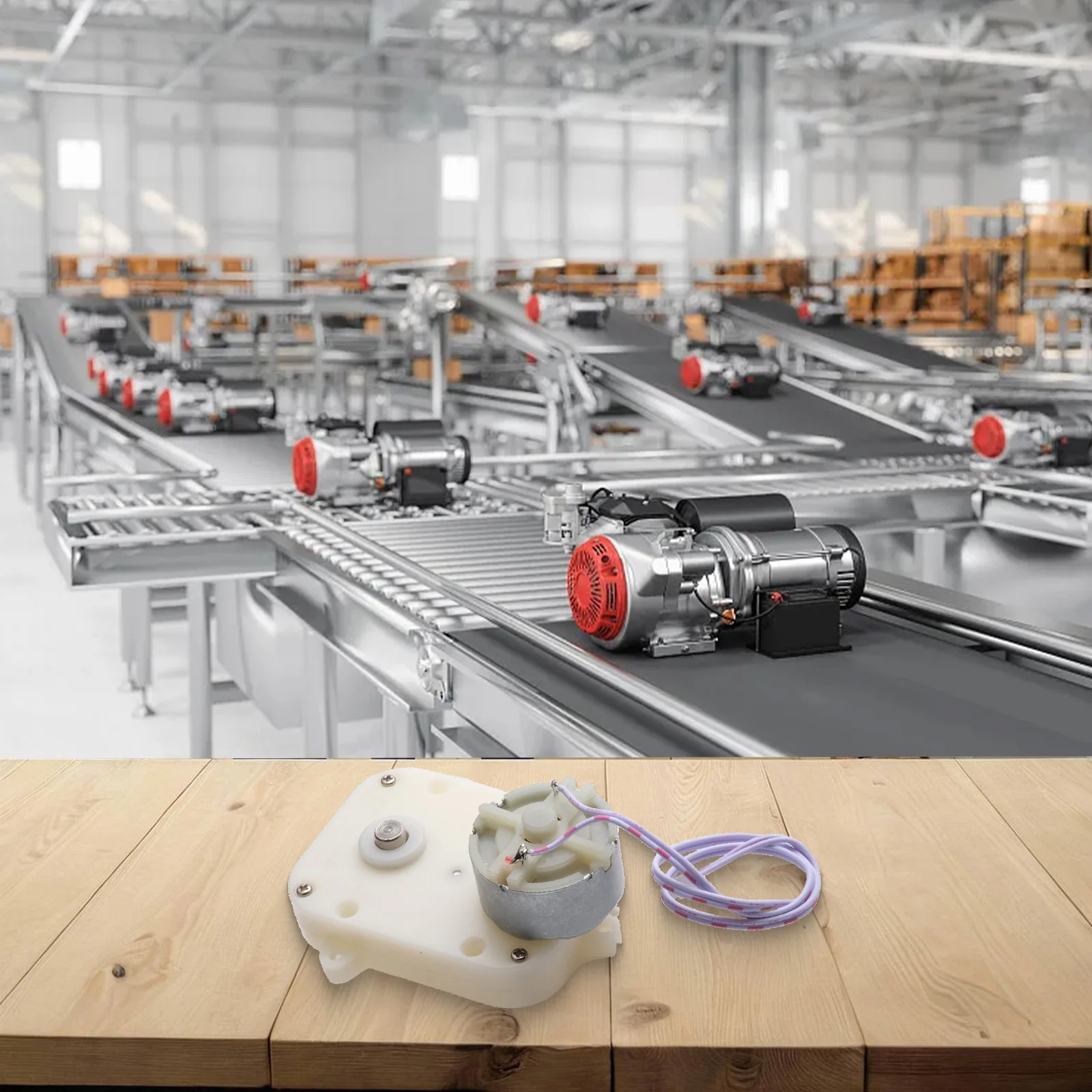 DC-Motorreparatur JS50 Uhrenbeweger Haltbarkeit und Langlebigkeit Effiziente Energie Kunststoff- und Metallkonstruktion 3V-Stromquelle