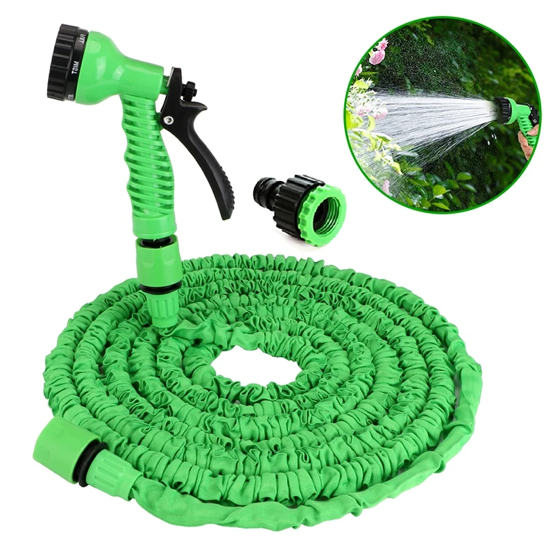 

1set Garden Hose Pipe Water Hose Cars Garden Washing Hose Sprayer Expandable High Pressure 7 Modes Adjustable Water Gun