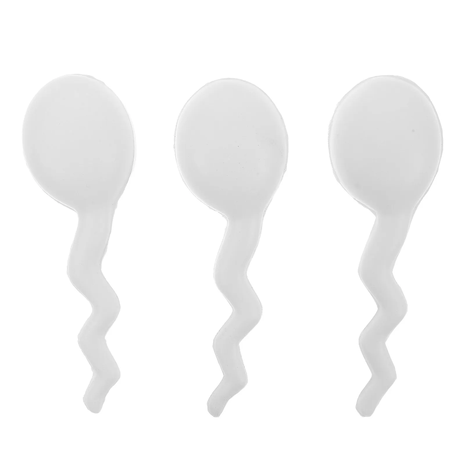 3Pcs Lifelike Tadpole Squeeze Stress Relief Balls Halloween Prank Sponge Fidget Tool Funny Decompression Mini Fidget Relief