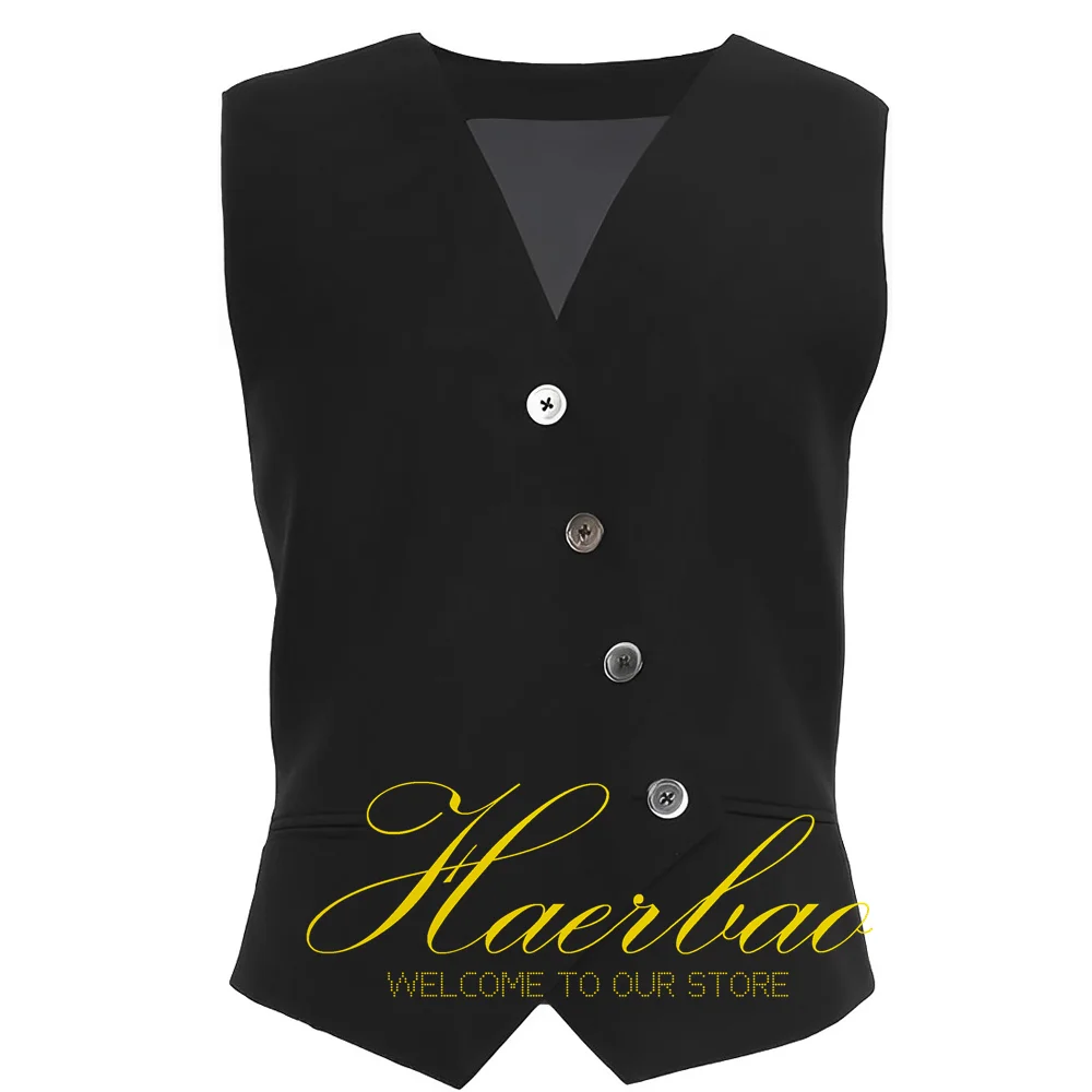 

Women's Single Breasted Formal Sleeveless Jacket, Work Clothes, Casual Waistcoat, Office Lady, Fashion