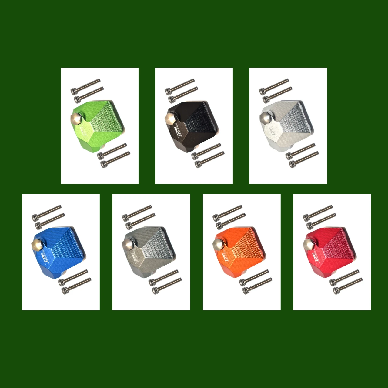 GPM Aluminum Front/Rear Gearbox Cover For AXIAL SCX10 III Jeep Wrangler