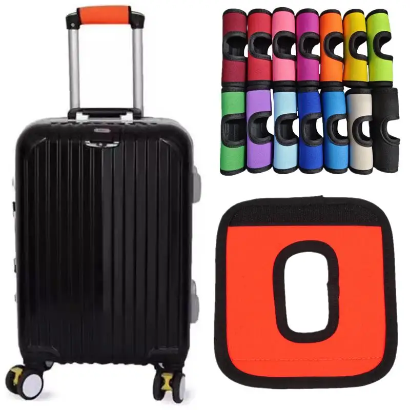 

Чехол на ручку багажа, знак идентификации багажной коляски, водонепроницаемый, износостойкий, легко чистится, универсальная обертка на ручку багажа