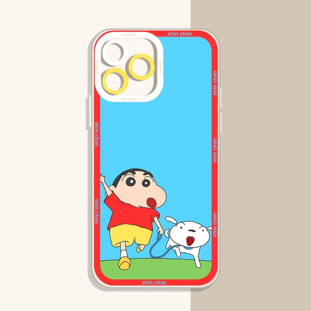 Cute C-crayon S-shin-chan-csc Phone Case For IPhone 12 11 13 14 Pro Max XR XS Max X SE2020 7 8 Plus Case