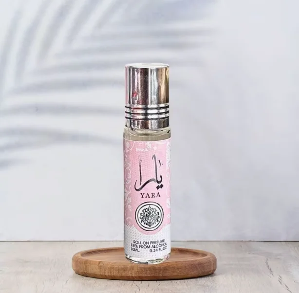 YARA Roll-On Aceite Perfume CPO - 10ML (0,34 OZ) Por Ard Al Zaafaran | Acorde Gourmand, Vainilla, Almizcle, Eliotropo, Orquídea, Mandarina