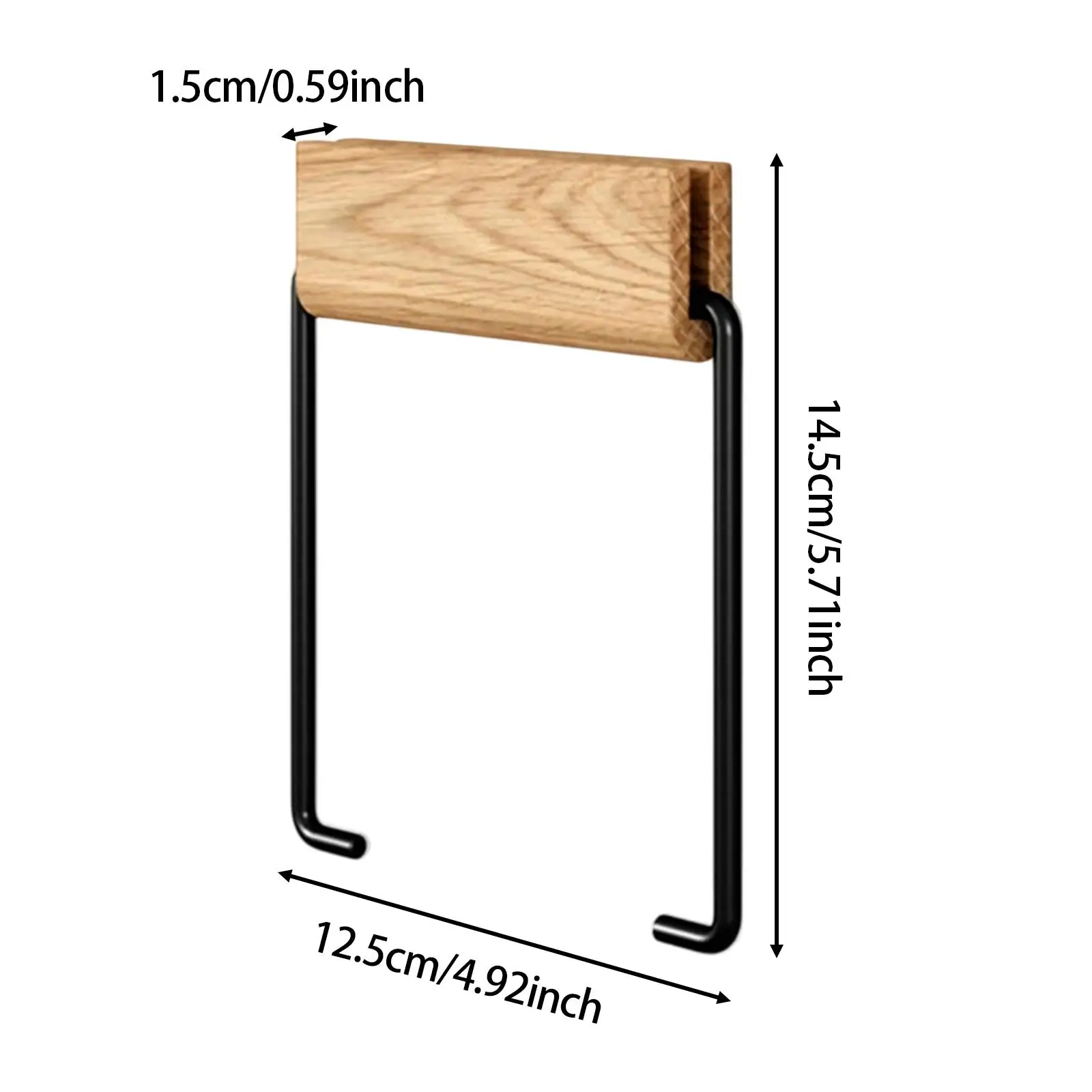 Paper Towel Holder Modern Classic Toilet Paper Shelf Dispenser Storage Rack for - view 6