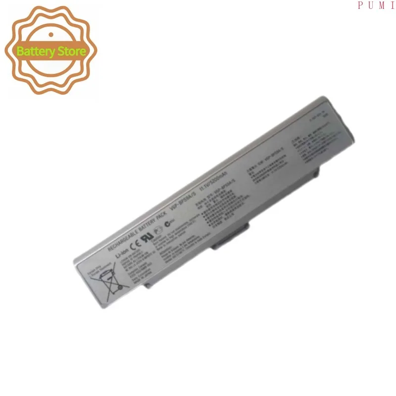 New VGP-BPS9/S VGP-BPS9A/S VGP-BPL9 6cell 5200mAh 11.1V Laptop Battery For Sony VAIO VGN-CR13G VGN-CR190 VGN-CR20 VGN-CR33