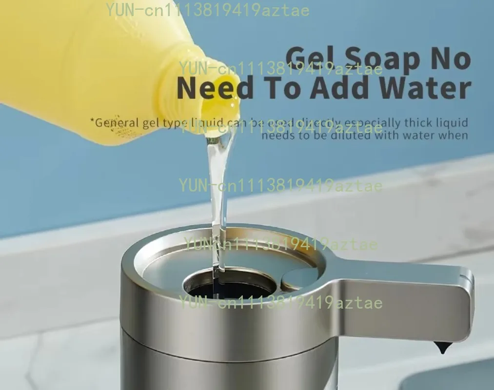 270ml Kitchen Soap Machine Automatic Sensor Out of Hand Sanitizer Smart Electric Body Wash Soap Dispenser 304 Stainless Steel