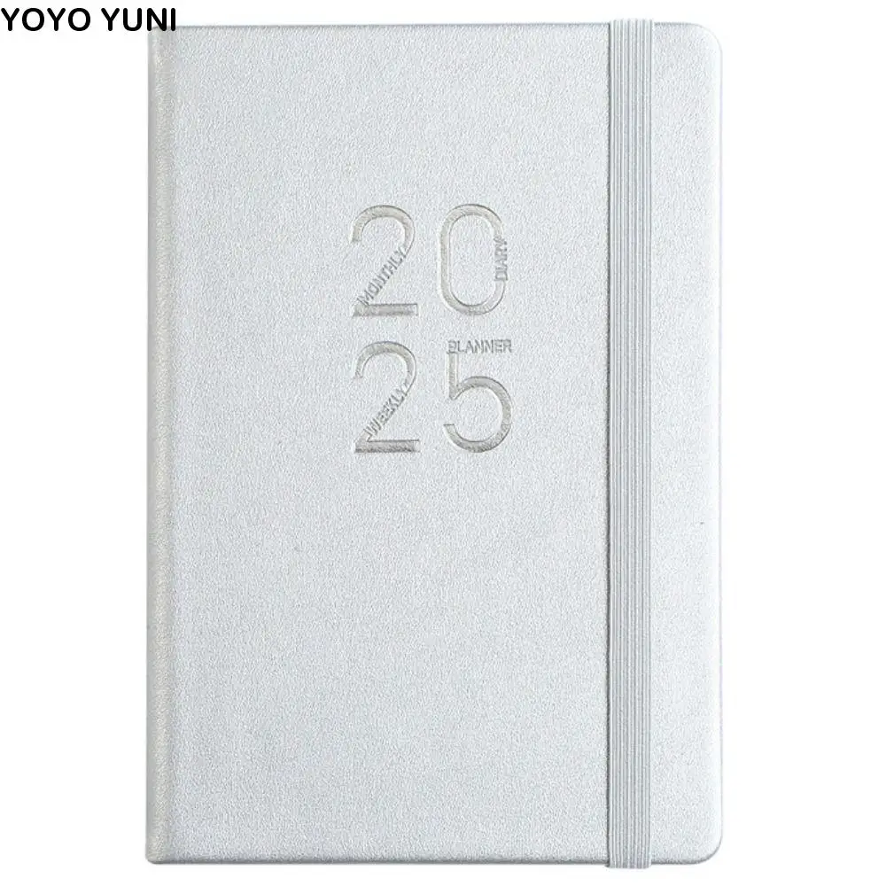 

A5 Sketchbook 2025 Planner Notebooks 5 Colors 312 Pages Schedule Journals Leather Surface Notepad Business Note Book Stationery