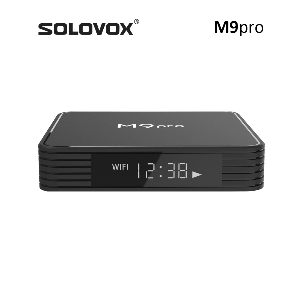 SOLOVOX 2024 M9 Pro MGPTV Android 11 OTT CAJA 4G 64G 1000M LAN S905X4 Quad Core WiFi5G BT5 MGP Stalkerid IP TV M9pro Receptor