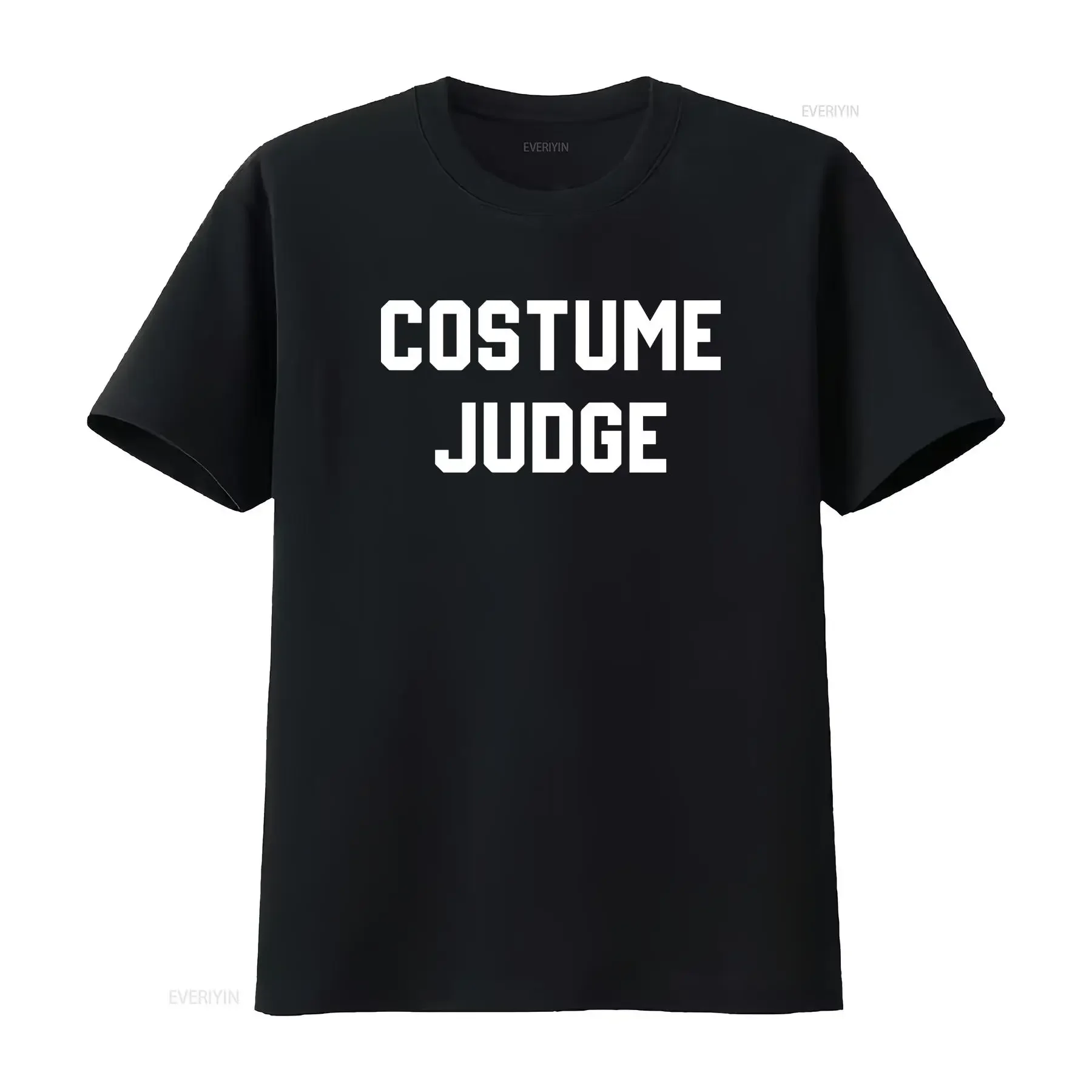 Costume Judge Contest Halloween T Shirt vintage Washed Unisex Stylish Breathable Comfortable Versatile fashion homme graphic