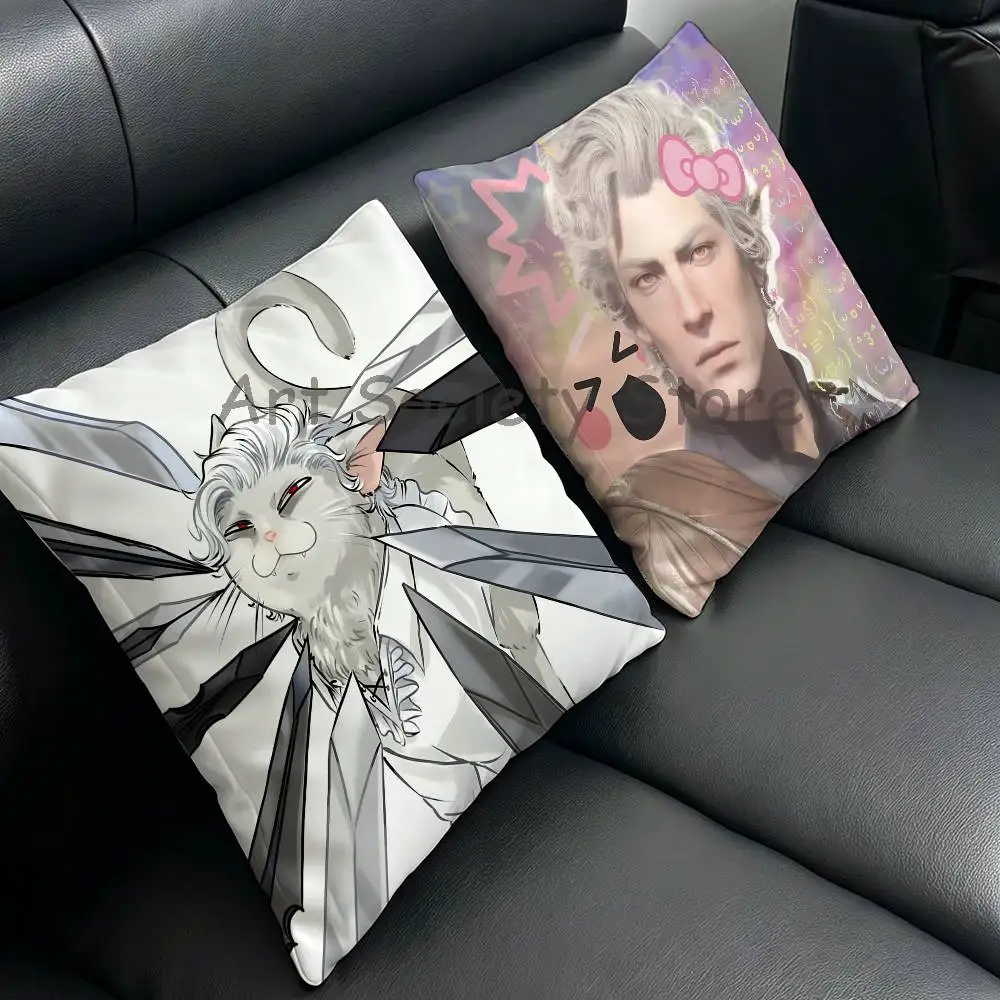 BG3 A-Astarion Pillow Case Cushion Cover Home Decor Birthday Gift Pillowcover