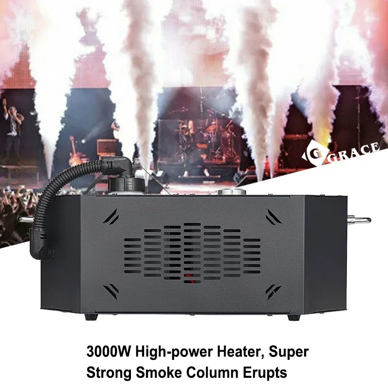 Dispositivo de atmósfera de Control Dmx de 3000W, máquina de humo Vertical, efecto de escenario