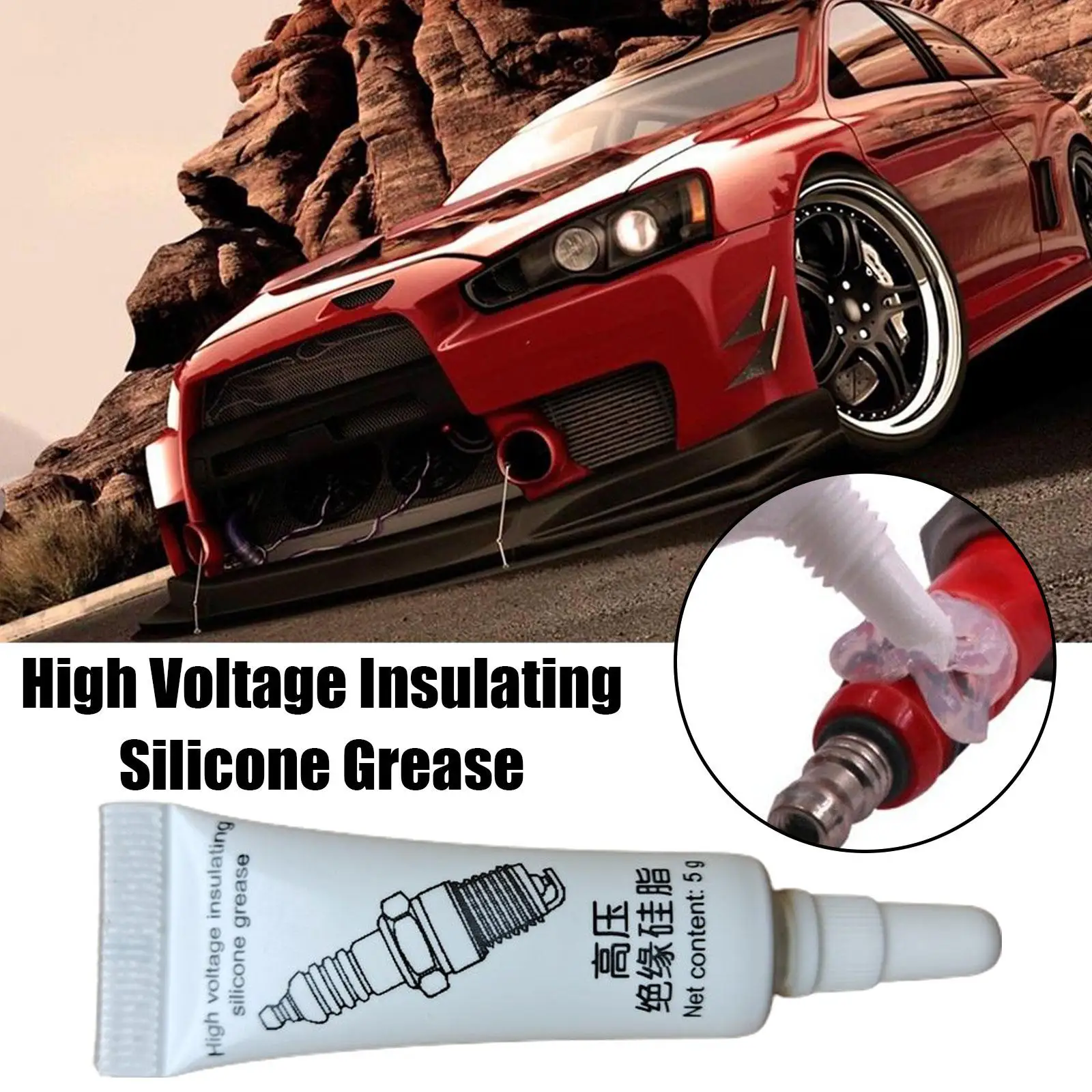 

Car Spark Plug Insulating Grease High Voltage Insulation Low Temperature Coil High Grease Corrosion Silicone Ignition Resis K1L3