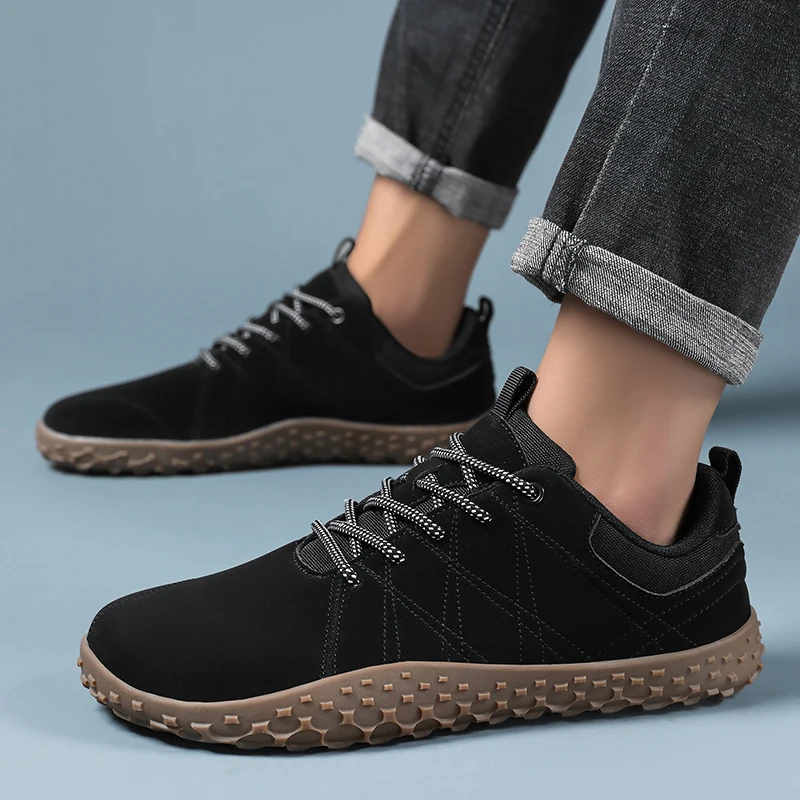 

Outdoor Sports Shoes Breathable Wide Foot Men's Outdoor Extra Wide Fit Walking Sneakers Fashionable Mountaineering Shoes